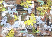 Schmetterlinge 7 - Abstrakte Kunst moderne Malerei